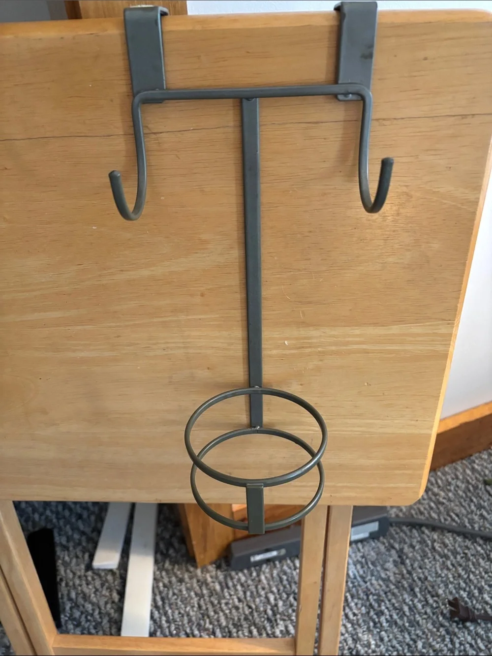 Metal Over-the-Door Hair Dryer and Curling Iron Holder